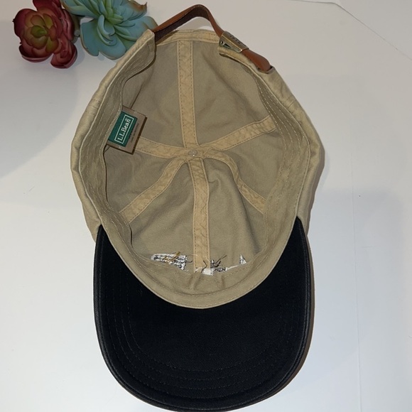 L.L.Bean Mens Aris Cap With leather Adjustable Strap - Picture 10 of 14